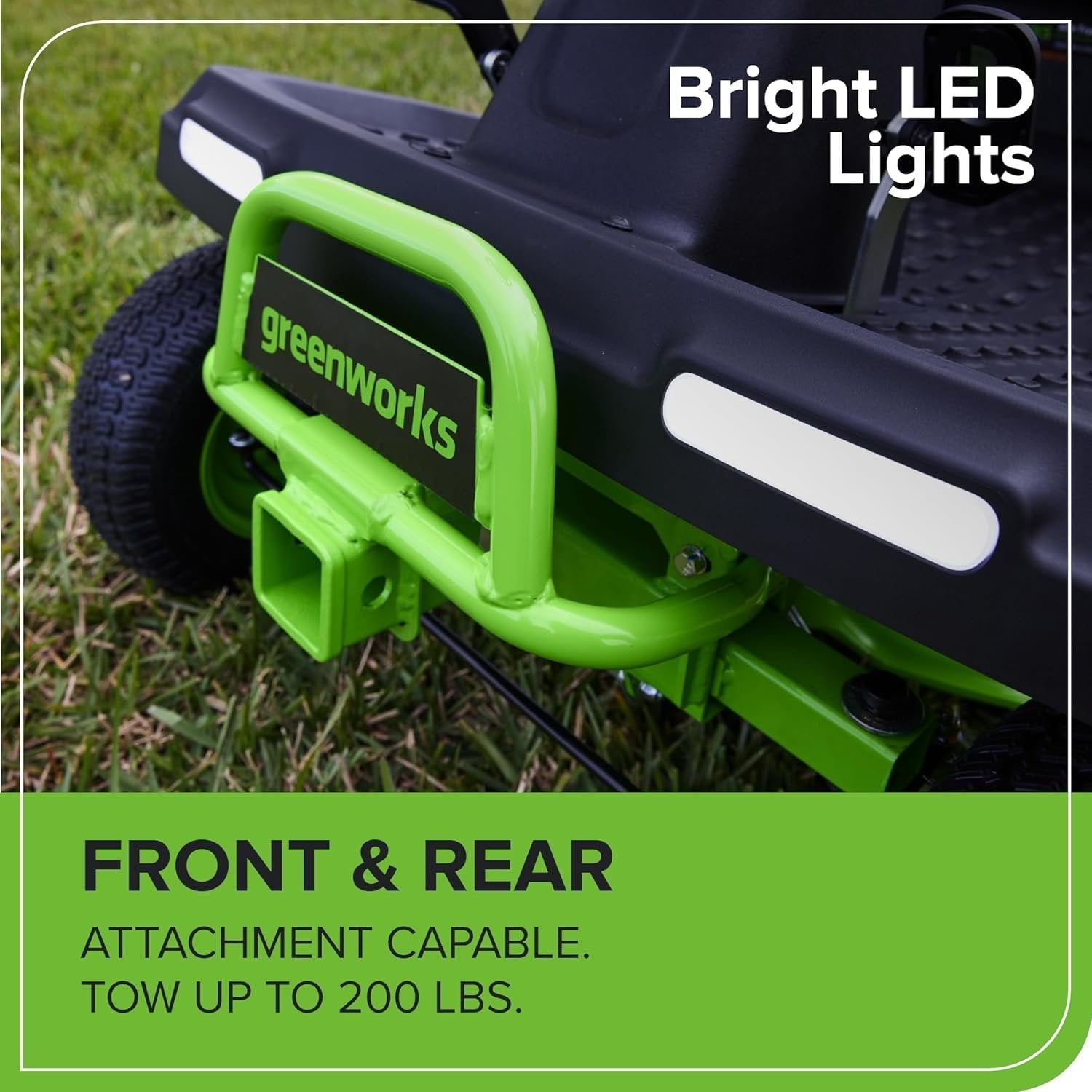 60V 30" CrossoverT Riding Lawn Tractor with 8.0 Ah - Image 2