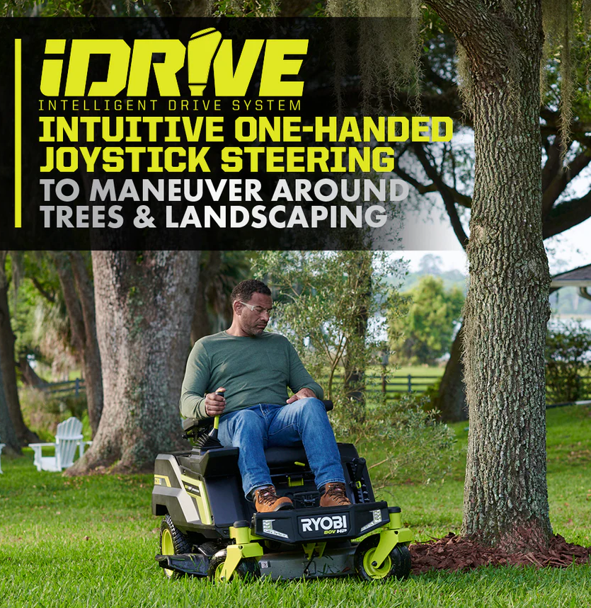 80V HP Brushless 30 in. Battery Electric Cordless Zero Turn Mower with 80V 10 Ah Batteries - Image 12