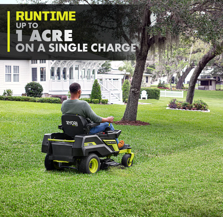 80V HP Brushless 30 in. Battery Electric Cordless Zero Turn Mower with 80V 10 Ah Batteries - Image 8